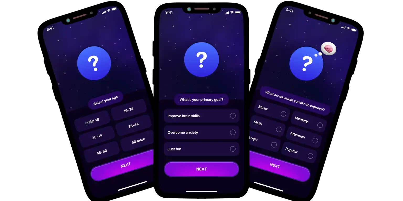 Showing Mind Elevate interface.